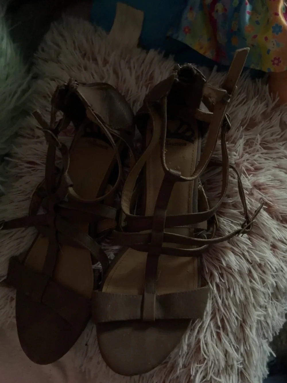 Women's Brown Strappy Sandals